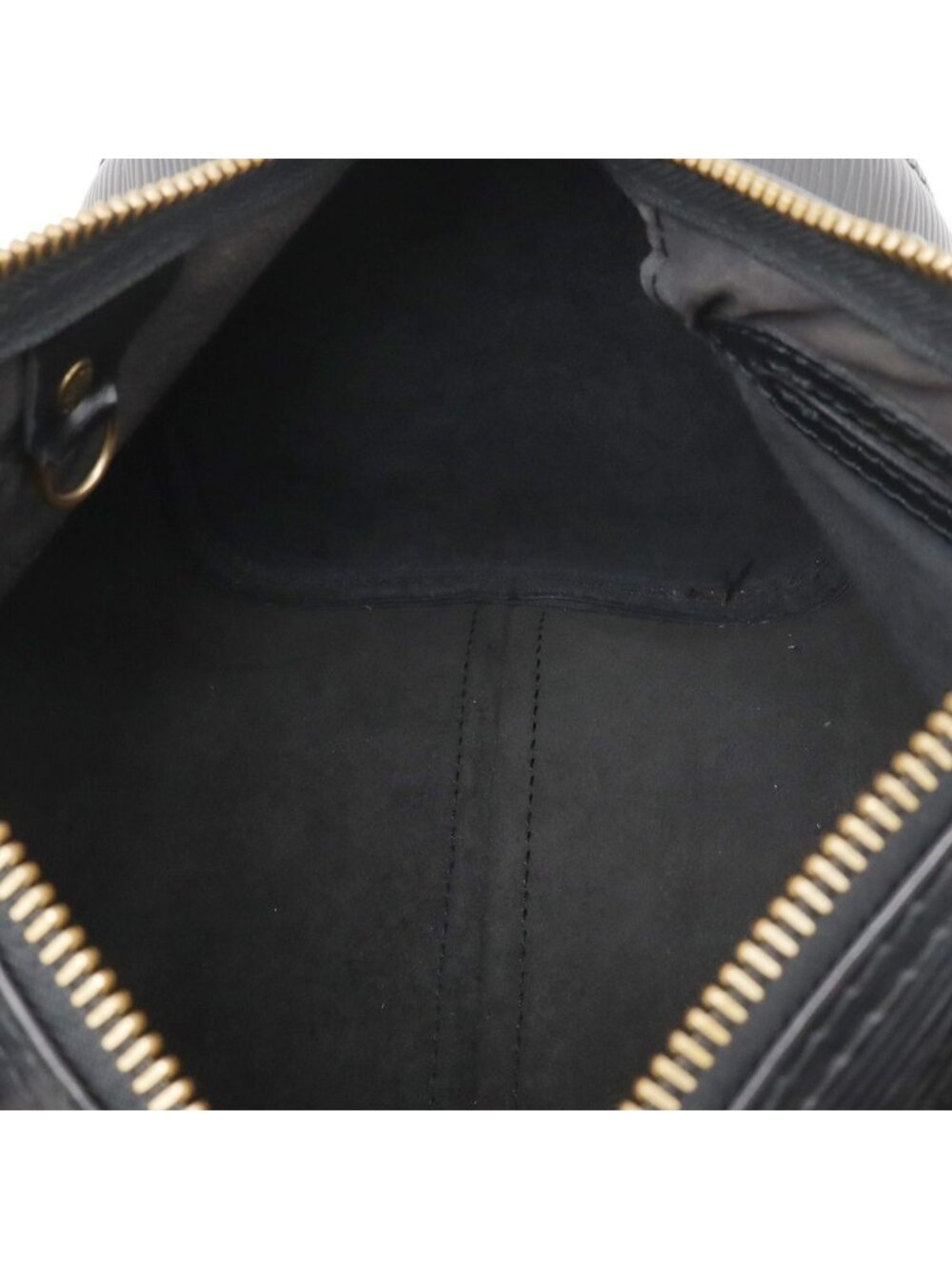 Louis Vuitton Epi Speedy 25 Mini Boston Bag Noir Black Gold - Picture 7 of 9